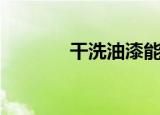 干洗油漆能洗掉吗（干洗油）
