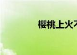 樱桃上火不（樱桃上火吗）