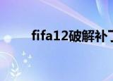 fifa12破解补丁闪退（fifa12破解）