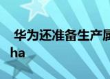 华为还准备生产属于自己的小米Mi Mix Alpha