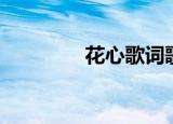 花心歌词歌谱（花信歌词）