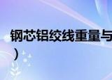 钢芯铝绞线重量与长度换算（钢芯铝绞线重量）
