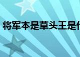 将军本是草头王是什么姓（将军本是草头王）