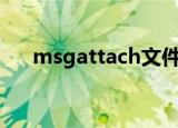 msgattach文件夹可以删除吗（msg）