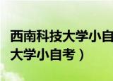 西南科技大学小自考建筑经济管理（西南科技大学小自考）