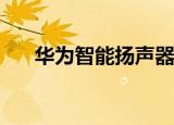  华为智能扬声器在下周发布前全部泄漏