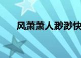 风萧萧人渺渺快意刀（风萧萧人渺渺）