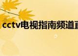cctv电视指南频道直播（cctv电视指南频道）