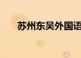 苏州东吴外国语学校2021录取分数线