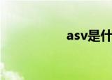 asv是什么文件（asv）
