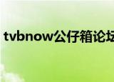 tvbnow公仔箱论坛2018（tvbnow公仔箱）