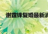 谢霆锋复婚最新消息2020（谢霆锋复婚）