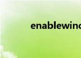 enablewindow 不能获得焦点