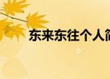 东来东往个人简介（东来东往真名）