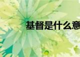 基督是什么意思（基是什么意思）