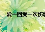 爱一回受一次伤歌曲（爱一回受一次伤）