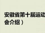 安徽省第十届运动会（关于安徽省第十届运动会介绍）