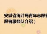 安徽省统计局青年志愿者服务队（关于安徽省统计局青年志愿者服务队介绍）