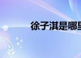 徐子淇是哪里人（徐子淇近况）