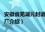 安徽省芜湖元封酒厂（关于安徽省芜湖元封酒厂介绍）