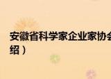 安徽省科学家企业家协会（关于安徽省科学家企业家协会介绍）