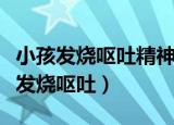小孩发烧呕吐精神不好是什么原因分析（小孩发烧呕吐）