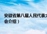 安徽省第八届人民代表大会（关于安徽省第八届人民代表大会介绍）