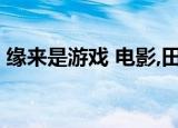 缘来是游戏 电影,田家亮在法庭上跟美女接吻
