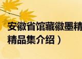 安徽省馆藏徽墨精品集（关于安徽省馆藏徽墨精品集介绍）