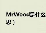 MrWood是什么意思英语（wood是什么意思）