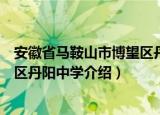 安徽省马鞍山市博望区丹阳中学（关于安徽省马鞍山市博望区丹阳中学介绍）