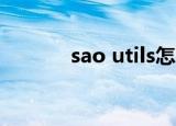 sao utils怎么用自己的浏览器