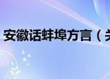 安徽话蚌埠方言（关于安徽话蚌埠方言介绍）