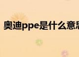奥迪ppe是什么意思啊（ppe是什么意思啊）