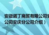 安徽诺丁商贸有限公司安庆分公司（关于安徽诺丁商贸有限公司安庆分公司介绍）