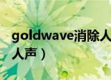 goldwave消除人声不干净（goldwave消除人声）