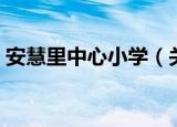 安慧里中心小学（关于安慧里中心小学介绍）