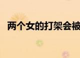 两个女的打架会被拘留吗（两个女的打架）