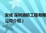 安成 深圳消防工程有限公司（关于安成 深圳消防工程有限公司介绍）
