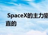  SpaceX的主力猎鹰9号火箭在发射台上是垂直的