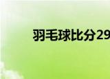 羽毛球比分29比29（羽毛球比分）