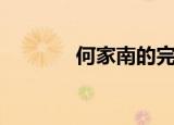 何家南的完整故事（何家南）