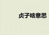 贞子啥意思（贞子是什么意思）