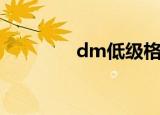 dm低级格式化（dm低格）