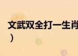 文武双全打一生肖是什么（文武双全打一生肖）