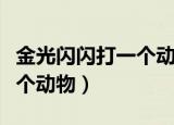 金光闪闪打一个动物最佳答案（金光闪闪打一个动物）