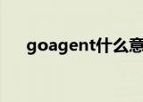 goagent什么意思（goagent怎么用）