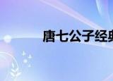 唐七公子经典语录（唐七公子）