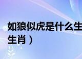 如狼似虎是什么生肖的意思（如狼似虎是什么生肖）