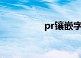 pr镶嵌字幕（镶嵌字幕）